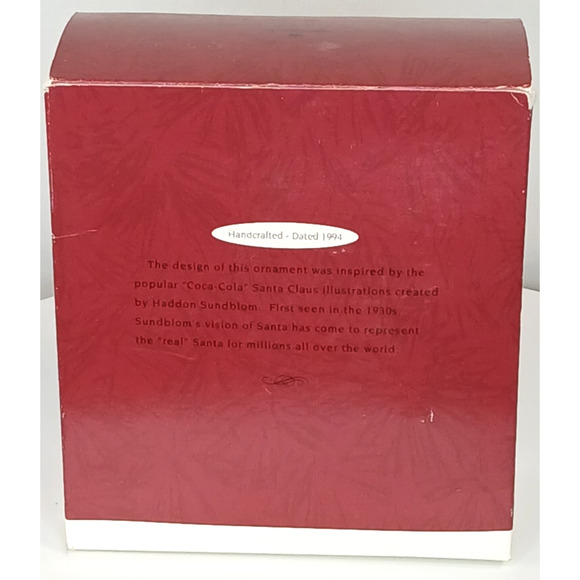 Hallmark Relaxing Moment Coca-Cola Santa Claus Keepsake Ornament - Picture 10 of 10